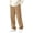 Khaki, variant on Bxsruta Men's Casual Pants Straight Leg Relaxed Fit Trousers for Everyday Wear