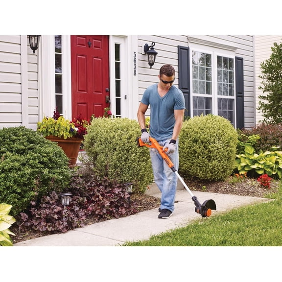 20V  Cordless String Trimmer Edger with 10-Inch Cutting Width and Automatic Feed Spool for Lawn Care
