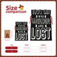 thumbnail image 3 of Honeii Not All Who Wander Are Lost 2 Print Small Burlap Bags,Christmas Drawstring Treat Bags Gift Bags Reusable Candy Goodie Wrapping Bags for Holiday Party Favors Supplies -Small, 3 of 9