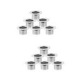 thumbnail image 6 of Hemoton 12 pcs  Metal Candle Holder Decorative Electroplate Alloy Candle Holder Tealight Holder, 6 of 8