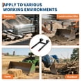 thumbnail image 4 of GloryStar 43" Clamp-On Pallet Forks, 2000 LB Heavy Duty Bucket Forks with Adjustable Stabilizer Bar, Quick Attach for Tractor Attachments**, 4 of 6