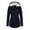 Dark blue, variant on Pxiakgy winter coats for women Women's Warm Thickened Overcoat Plus Size Solid Color Trendy Winter Lined Hoodie Solid Color Snow Coat Jacket Outwear with Side Pockets Black 4XL