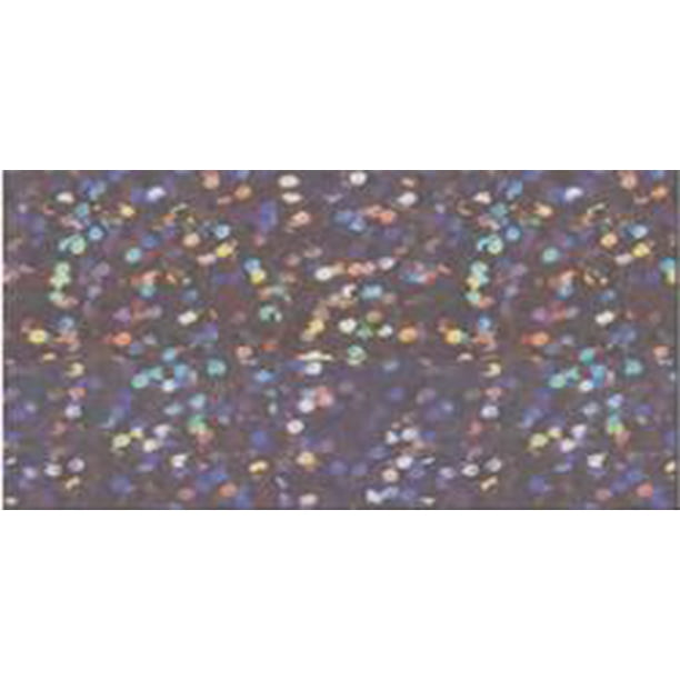 American Crafts Holographic Glitter Adhesive Vinyl 12"X48"Silver