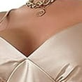 thumbnail image 6 of Ihph7 Chemise Nightgowns for Women Satin Nightgowns for Women Babydoll Chemise Sleep Dress Women's Sleepwear Summer Nightgowns for Women Spaghetti Strap Nightgowns for Women Beige L, 6 of 8