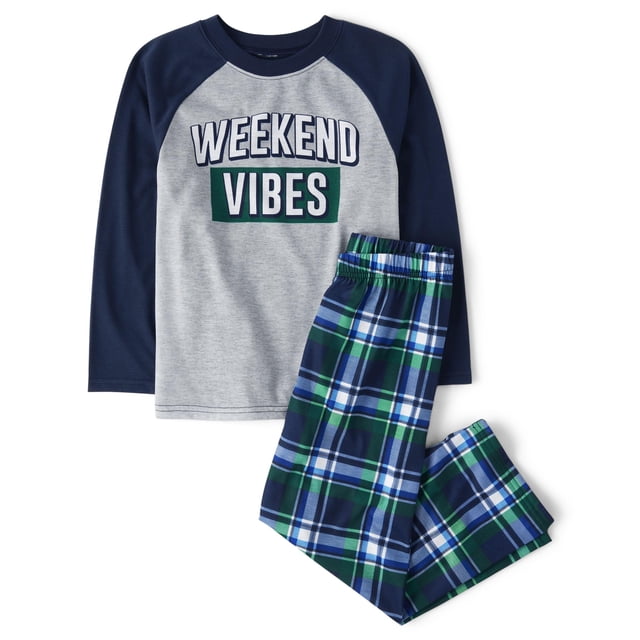 Conjunto de pijama The Children's Place, camiseta de manga larga y pantalones
