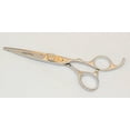 thumbnail image 5 of DreamCut 6" Stainless Steel Professional Barber Shears 440C with Gold Screw and gems, 5 of 5
