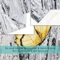 thumbnail image 2 of Rustic Shower Curtain, Daisy Shower Curtain, Farmhouse Floral Shower Curtain, Barnwood Country Shower Curtain, Gray and Yellow Shower Curtain with Hooks Waterproof Fabric 72W x 72H Inches, 2 of 6