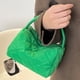 thumbnail image 4 of Bolsa Rhombic Lattice de mujer Moda Monedero Acolchado Suave para el trabajo (Verde) Likrtyny  Para Estrenar, 4 of 9