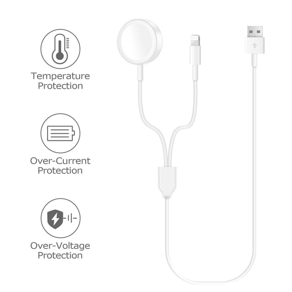 2 in 1 Wireless Magnetic Charging for iphone 14/13/12 and i Watch 8/7/6/5/4/3/2/1