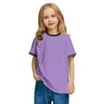 thumbnail image 5 of Ltctricy Girls Boys' T-Shirts Unisex Children Fashion Short Sleeve Crew Neck Casual Tees Loose Summer Tops 3-14 Years, 5 of 7