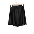 thumbnail image 2 of ShomPort Women's Pajama Bottom Summer Shorts Stretchy Soft Drawstring High Waist Casual Sleepwear Lounge Shorts, 2 of 6