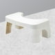 thumbnail image 5 of Toilet Potty Foot Stool Prevent Slipping Improve Posture PP Squatting Potty Stool for Office White, 5 of 5