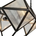 thumbnail image 5 of Kuzco Lighting Ch332421 Cairo 8 Light 21" Wide Chandelier - Urban Bronze / Clear Ribbed, 5 of 5