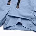 thumbnail image 5 of Big & Tall Men's Cargo Shorts 5 Pockets 7" Inseam Quick Dry Outdoor Hiking Short Pants Elastic Waist Drawstring Above Knee for Work, 5 of 8