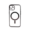 thumbnail image 1 of Funda protectora magnética Nikou para iPhone 13 Marco negro transparente, 1 of 11