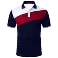 thumbnail image 2 of Mens Polo Shirts Summer Color Button Up Casual Wear Golf Shirts, 2 of 4