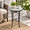 Granny Square-X-Straight Legs, variant on 14 Inch Mosaic Patio Round Side Table With X-curved