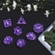 thumbnail image 4 of 7 dados poliédricos para casino, regalos de fiesta para el juego de rol D&amp;D Púrpura, 4 of 9