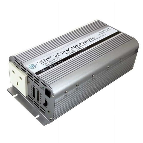 AIMS PUK125012230W UK Plug 230V European 1250W Power Inverter - 12V