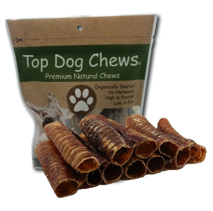 6" Beef Trachea Dog Treats, 10 count