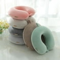 thumbnail image 2 of Radetop Lightweight U-Shaped Travel Neck Pillow, Airplane Memory Foam Pillow for Neck Support, 2 of 5