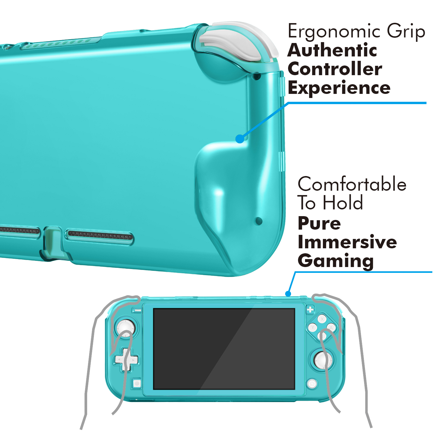 TNP Products Hard Case for Nintendo Switch Lite Case Skin Cover