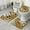 Gold And Black, variant on Gold and Black Of Leopard Print Bathroom Rugs Sets 3 Piece,Toilet Cover Set,Absorbent Non Slip Bathroom Mats Sets with U-Shaped Contour Rug Toilet Rug Set