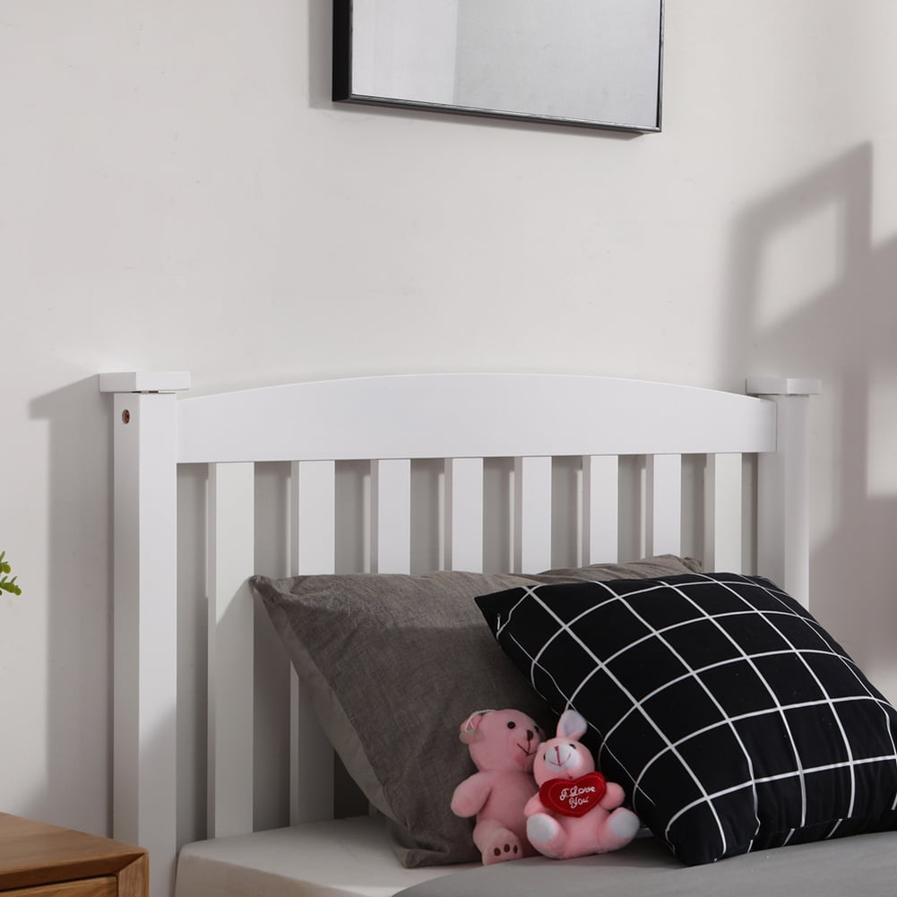Kadyn Twin Over Twin Bunk Bed, Over Twin Bunk Bed with Headboard, Modern Bunk Bed Frame for Kids Adults, White