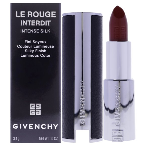 Le Rouge Interdit Rouge à Lèvres en Soie Intense - 319 Rouge Santal par Givenchy pour Femmes - Rouge à Lèvres 0,12 oz (Rechargeable)