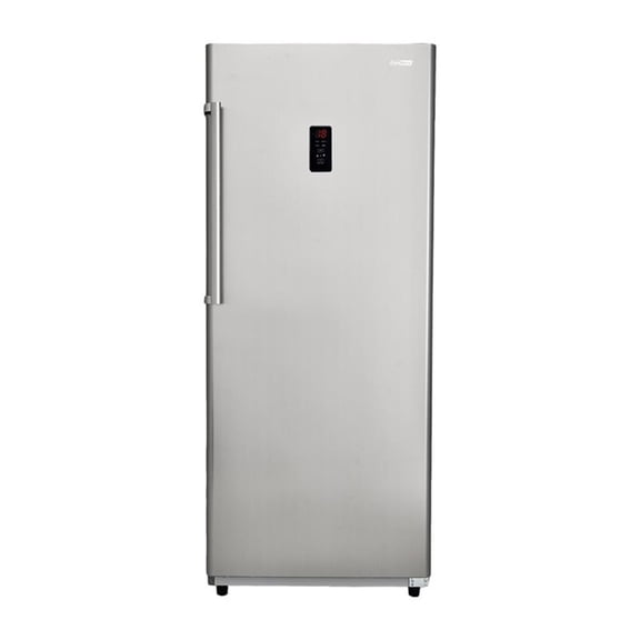 Pemberly Row 17 cu. ft Convertible Upright Freezer/Refrigerator in Stainless