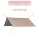 thumbnail image 2 of Lona Impermeable para Tienda, Protección UV y PU Impermeable, Liviana para Acampar, Mochilear y Aventuras al Aire Libre, 300 * 300 cm Caqui, 2 of 5