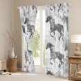 thumbnail image 3 of Castle Fairy Farm Horse Black Out Curtains,Farmhouse Curtains Pack of 2 (42x63 Each), 3 of 6