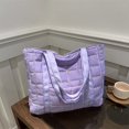 thumbnail image 4 of Bolso casual de moda de gran capacidad, nuevo estilo de invierno 2025, combina con todo, este año, popular versión coreana, bolso de mano para mujer, 4 of 5