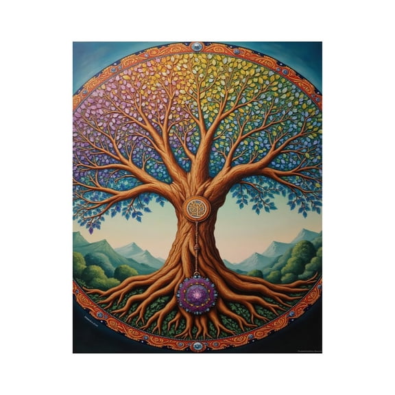 Paint by Numbers Kit for Adults, Tree Of Life Vibrant Colorful Art Paint by Numbers, Easy Paint by Numbers Kit for Adults Beginner, DIY Adult Paint by Number Kits on Canvas, Home Decor