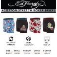 thumbnail image 2 of Ed Hardy Mens Underwear Boxer Briefs Comfortable, Breathable, Stylish Design 4 Pack, Roses, Skull, Mermaid, Medium, 2 of 7