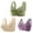 Army Green/Khaki/Purple, variant on 3 Pack Womens Wireless Bra Plus Size Seamless Comfort Front Button Bralette Wirefree Stretch Push Up Underwear