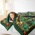 thumbnail image 4 of jejeloiu Funny Halloween Skeleton Full Size Comforter Sets,Tropical Plant Cactus Bedding Comforter Set,Colorful Rustic Flower Bedding Sets For Children,Luxury Bedroom Decor Reversible,3 Pieces, 4 of 8