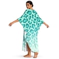 thumbnail image 3 of DISNIMO Kaftan Dresses for Women Leopard Printed Plus Size Swimsuit Coverup V Neck Batwing Sleeve Caftan Maxi Dress Lightweight Soft Bathing Suit Cover Ups, 3 of 7
