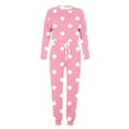 thumbnail image 5 of MKOSPLRT Polka Dot Outfits for Kid Girls Lounge Sweatsuits Two Piece Long Sleeve Shirts Drawstring Wasit Joggers Loose Tracksuits with Pocket, 5 of 5