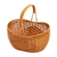 thumbnail image 1 of Cesta de mano, cesta de almacenamiento con asa, cesta tejida para sala de estar, cocina, bebé Grande, 1 of 9