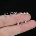 thumbnail image 5 of Designice 36Pcs Nose Rings 20G Nose Screws Rings Set Cubic Zirconia Nose Piercing Jewelry Women, 5 of 8