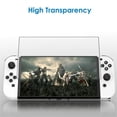 thumbnail image 6 of TETOU 2-Pack Screen Protector Tempered Glass for Nintendo Switch OLED 7in, High Transparency Scratch-Resistant Anti-Fingerprint Compatible with Nintendo Switch OLED, 6 of 9