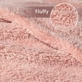 thumbnail image 5 of Exclusivo Mezcla King Size Flannel Fleece Blanket, Super Soft Velvet Plush Bed Blanket, 90x104 Inches, Pink, 5 of 8