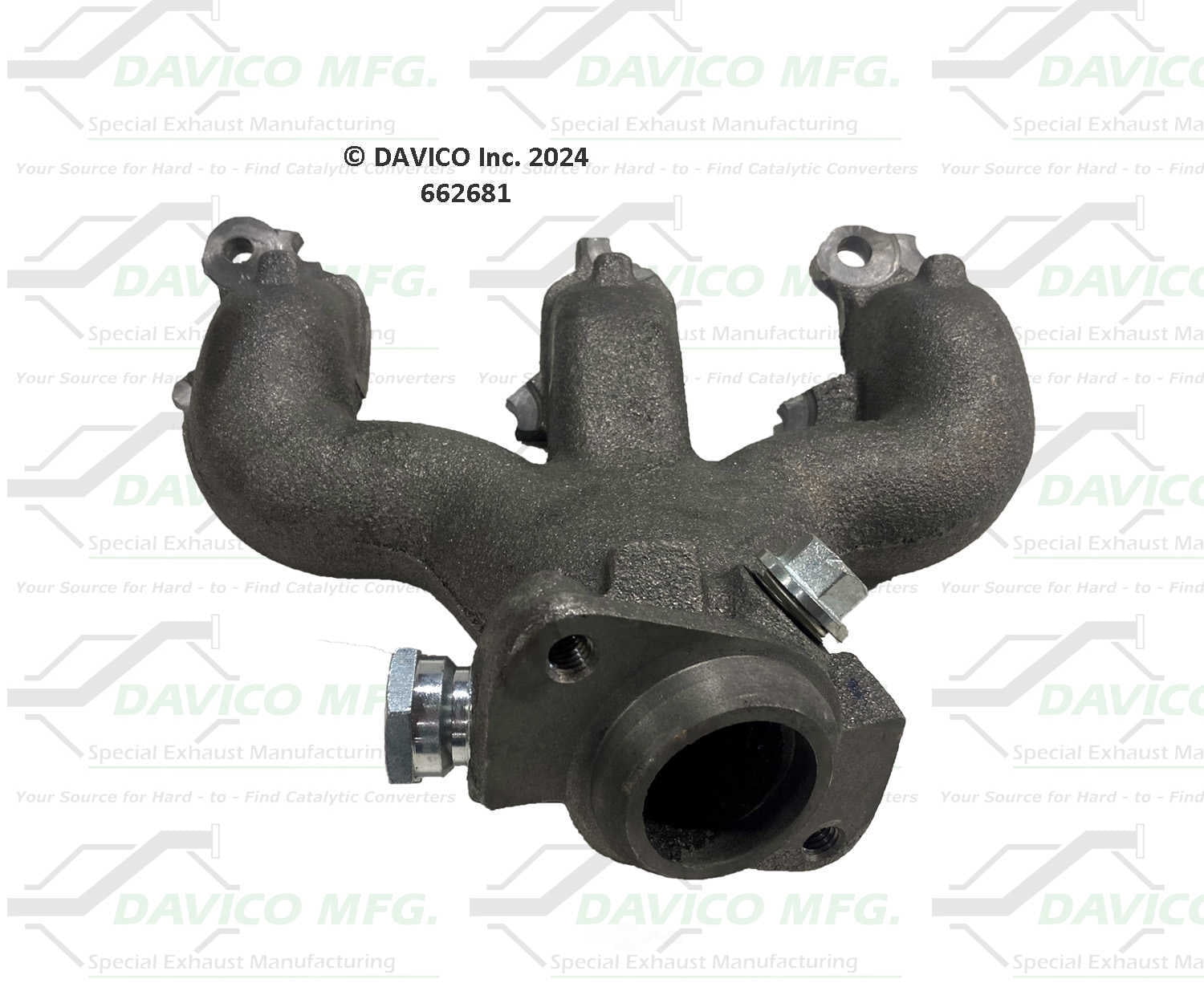Davico Mfg 662681 Stand alone Exact-Fit exhaust manifold