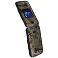 thumbnail image 4 of Étui pour Alcatel Go Flip 4 / TCL Flip Pro Phone, Nakedcellphone [Camouflage Extérieur] Étui Rigide Mince Protecteur avec Texture à Grille - Motif Camouflage de Vrai Bois de Feuilles d'Arbre, 4 of 7