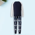 thumbnail image 4 of Family 2 Pieces Pajamas Set Christmas Style Snowman Snowflake Pattern Daily Suit, 4 of 9