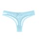 thumbnail image 3 of Gibobby Ropa interior mujer algodón Mujeres Sexy cinturón abierto Tanga T pantalones cintura bordado bragas （Aqua，Talla única), 3 of 4