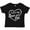 AB-Black, variant on I Love My Oma and Opa in White Chalk Heart Boys or Girls Toddler T-Shirt
