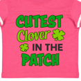 thumbnail image 4 of Inktastic Cutest Clover in the Patch with Four Leaf Clovers Boys or Girls Toddler T-Shirt, 4 of 5
