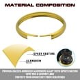 thumbnail image 6 of Xotic Tech Gold Aluminum Alloy Remote Control Key Cover Ring Rim Surrounding Compatible with Mini Cooper JCW R55 R56 R57 R58 R59 R60 R61, 6 of 8